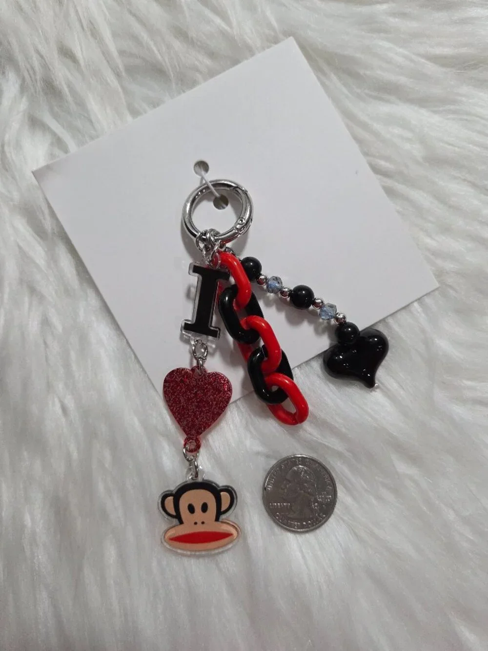 I Heart Paul Frank Keychain